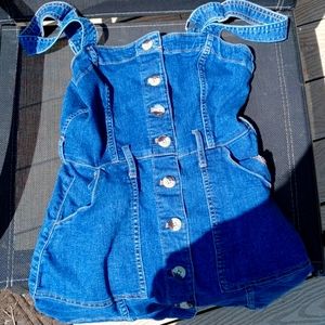 Jean dress with hills